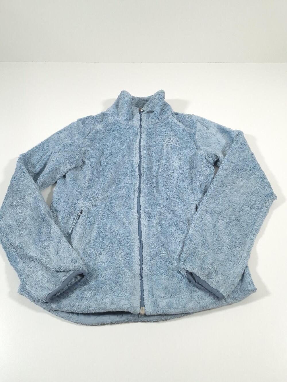 The North Face Osito 2 Jacket Womens XS Blue Fleece Full Zip Soft Cozy Warm